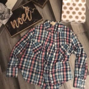 Anthropologie Cloth & Stone Flannel